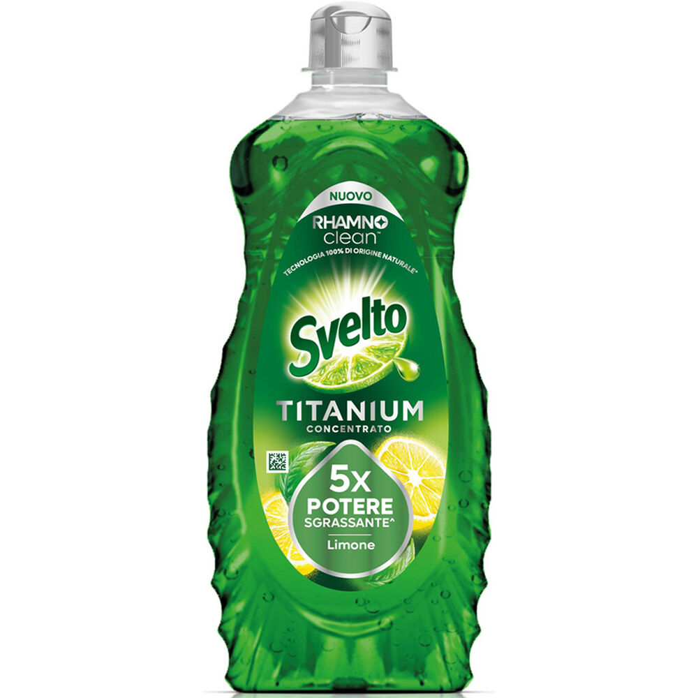 Svelto Titanium Detersivo Piatti Concentrato Limone 650 ml, , large