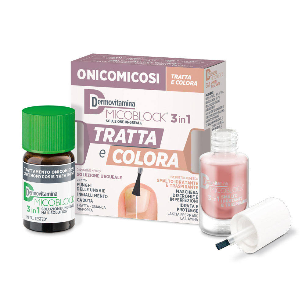 Dermovitamina MicoBlock 3in1 Tratta e Colora 12 ml, , large
