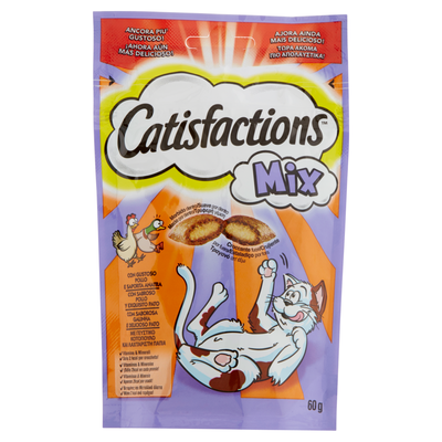 Catisfactions Snack Cat Pollo e Anatra 60 gr