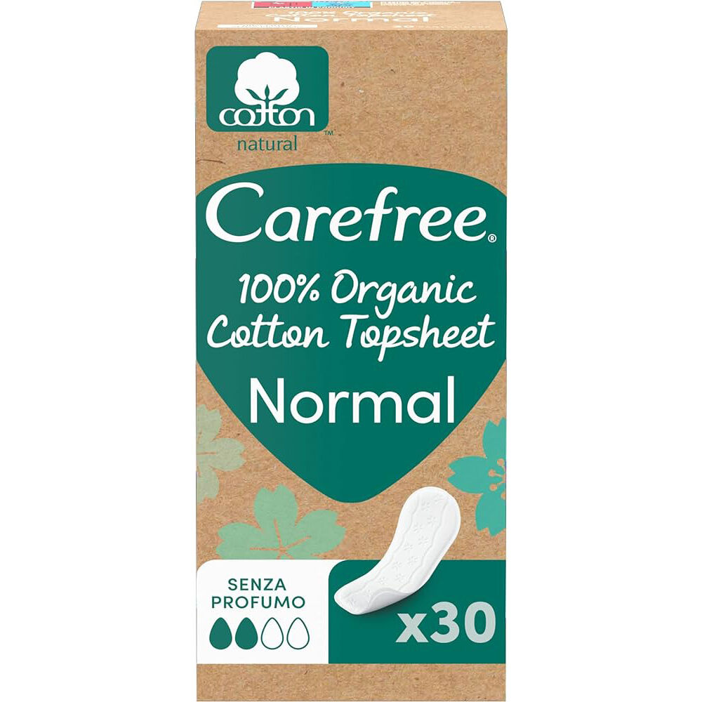Carefree Proteggi Slip Organic 30 Pezzi, , large