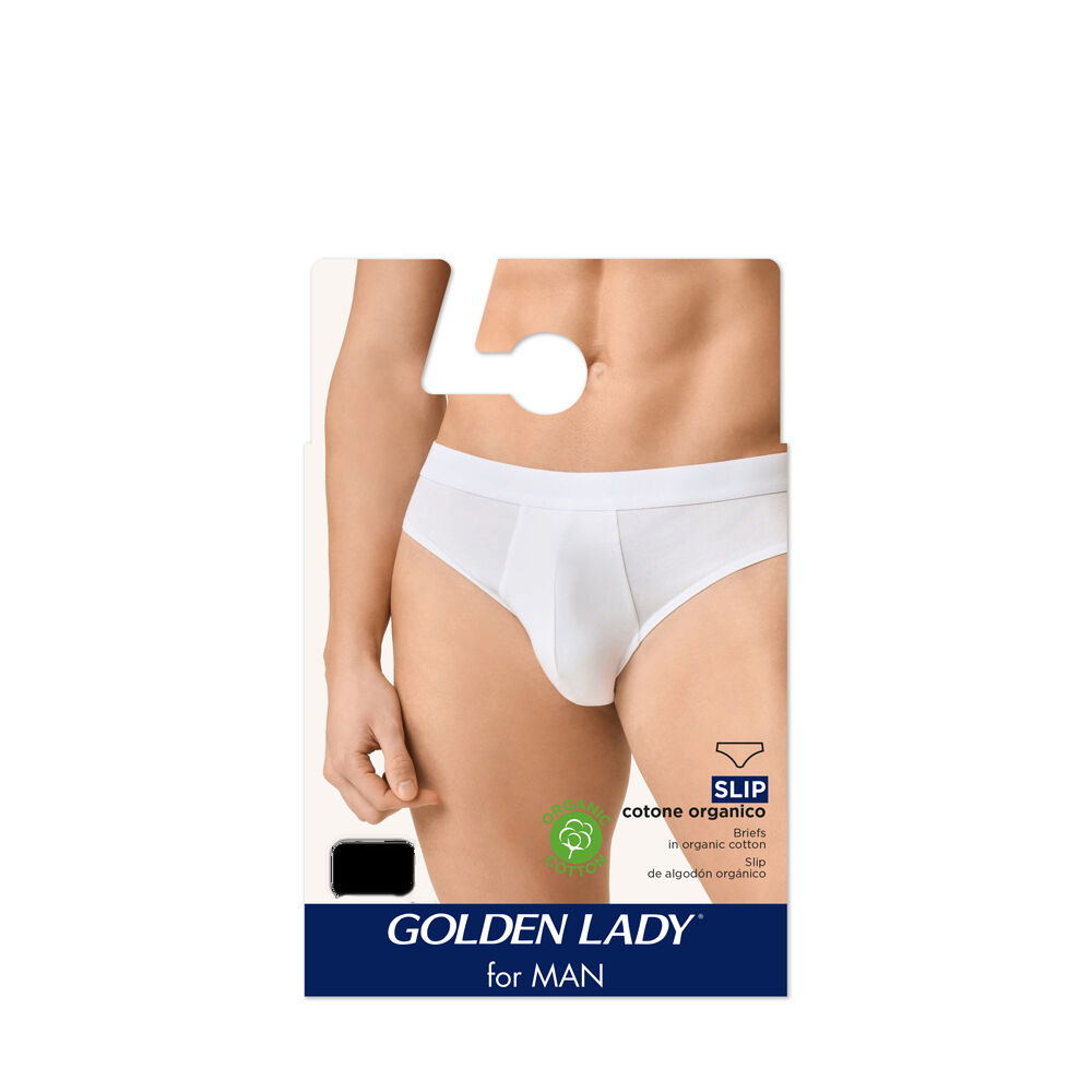 Golden Lady Slip Uomo Nero Taglia 6-XL, , large